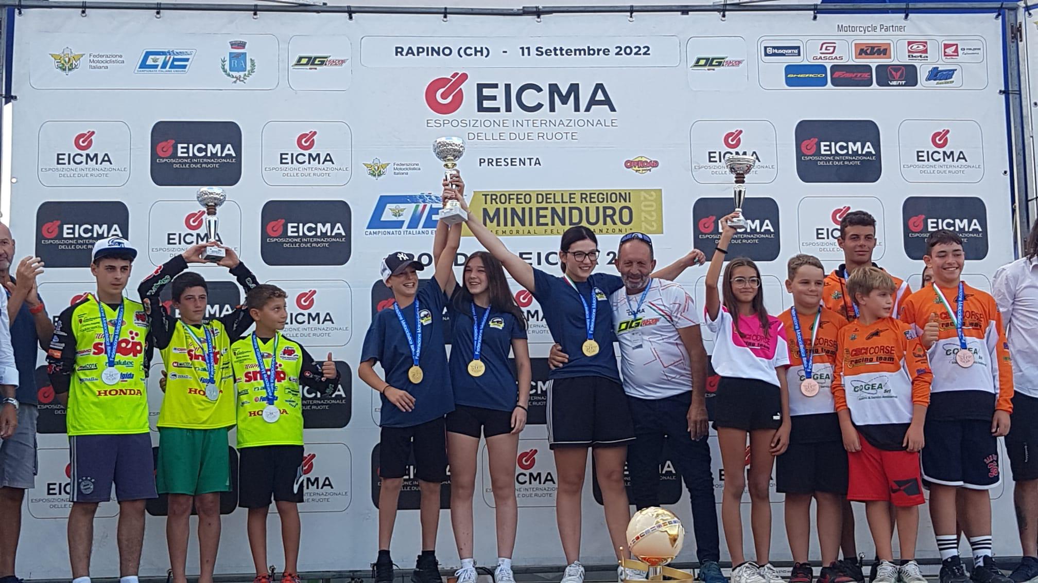 Immagine per Minienduro, i giovani piloti di Fogliano Redipuglia campioni d'Italia